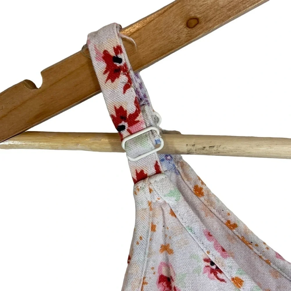 Cotton On Linen Blend Floral Mini Dress - Picture 5 of 6